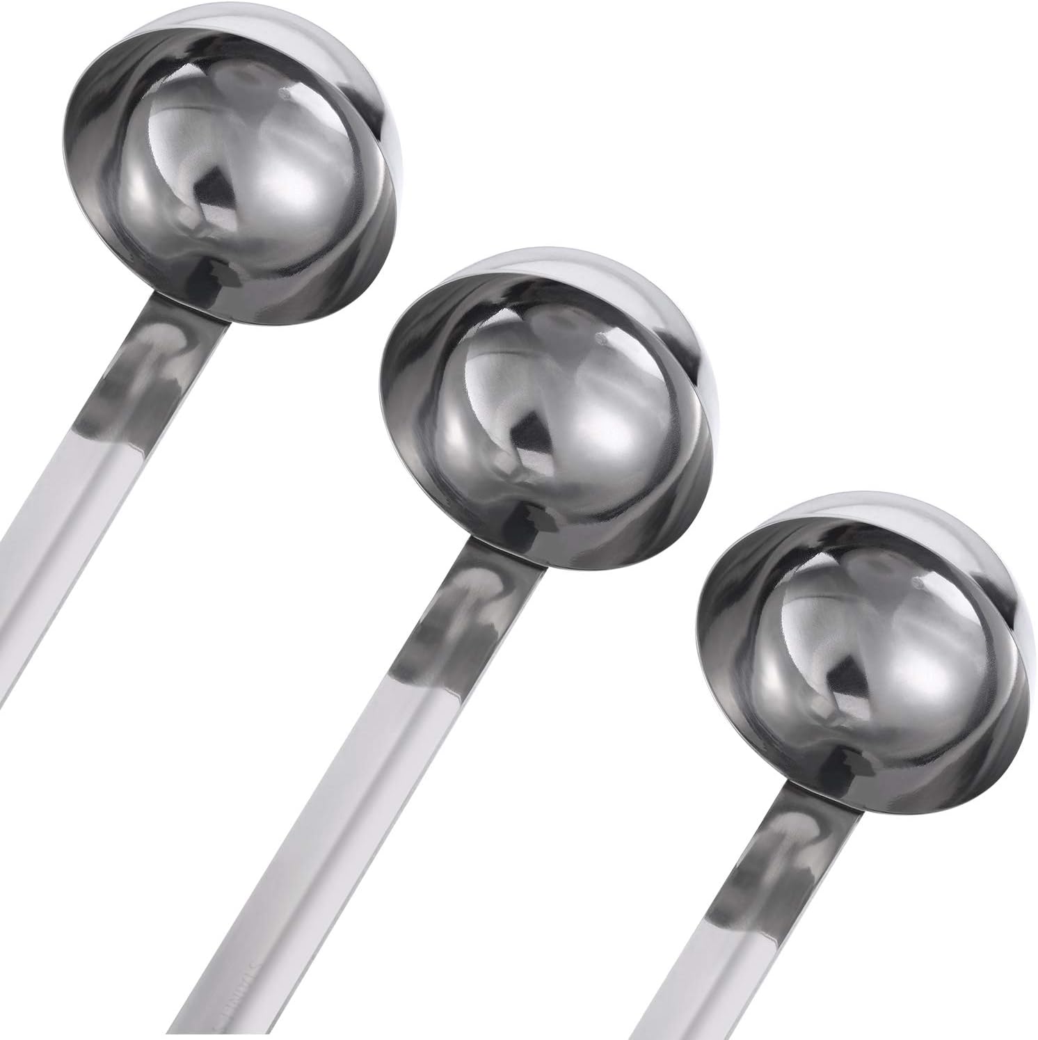 Stainless Steel Ladle Soup Handle Ladle with Pouring Rim for Kitchen Cooking Soup Sauce โ image 2