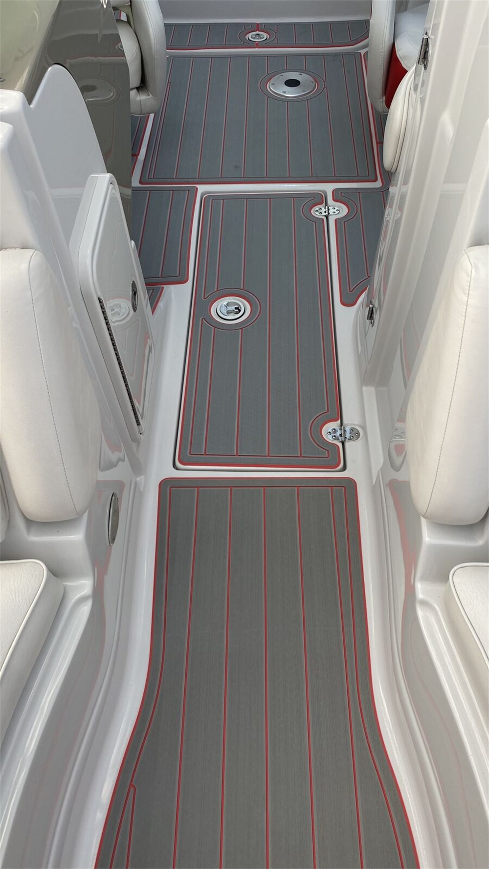 2007 Crownline 220EX Swim Platform Cockpit Boat EVA Foam Teak Deck Floor Pad Mat SeaDek MarineMat Gatorstep Style Self Adhesive — image 3