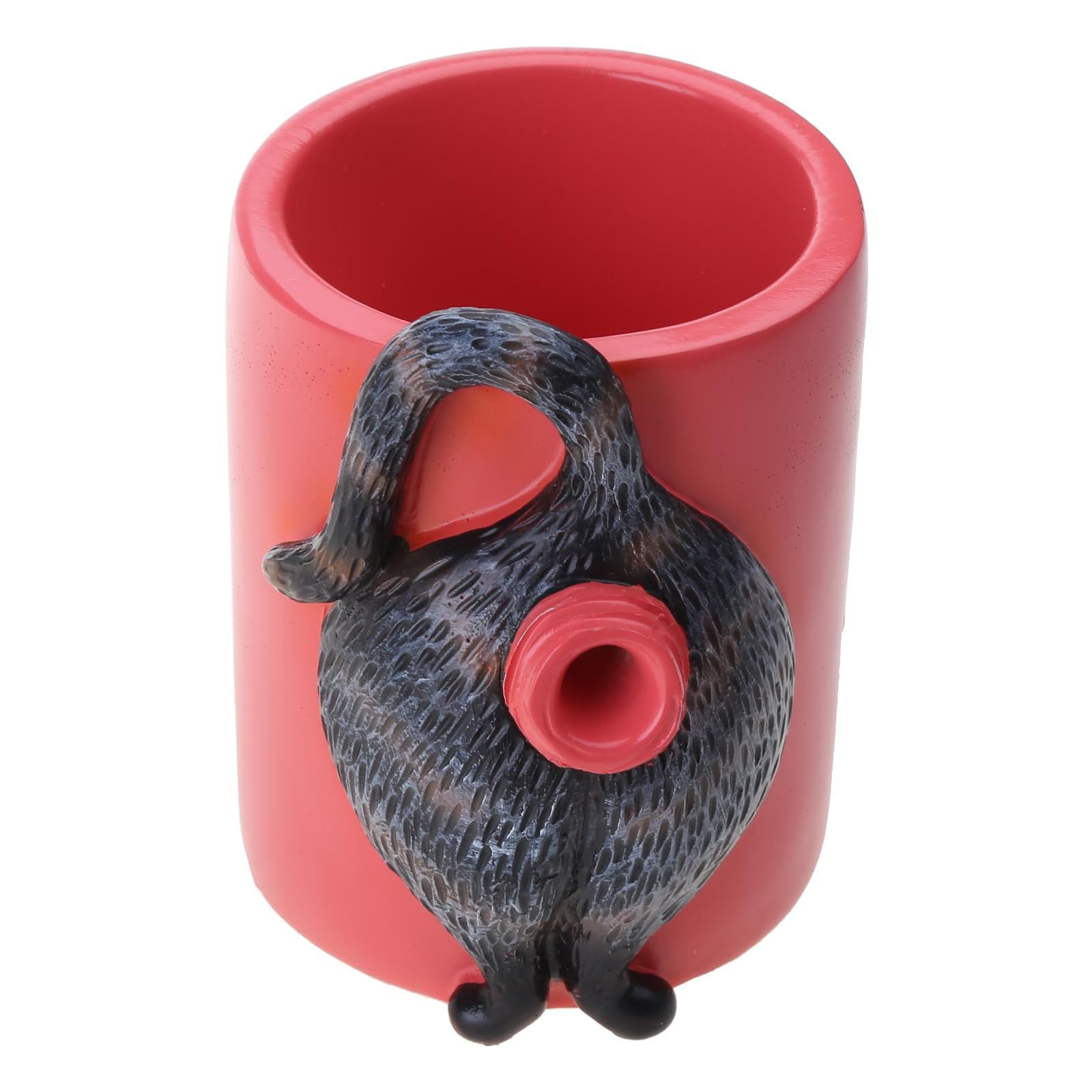 Cute Cat Butt Yarn Holder Resin Garden Figurine Ornament Crafts For Home Bedroom Dormitory Decoration Supplies Yarn Storage