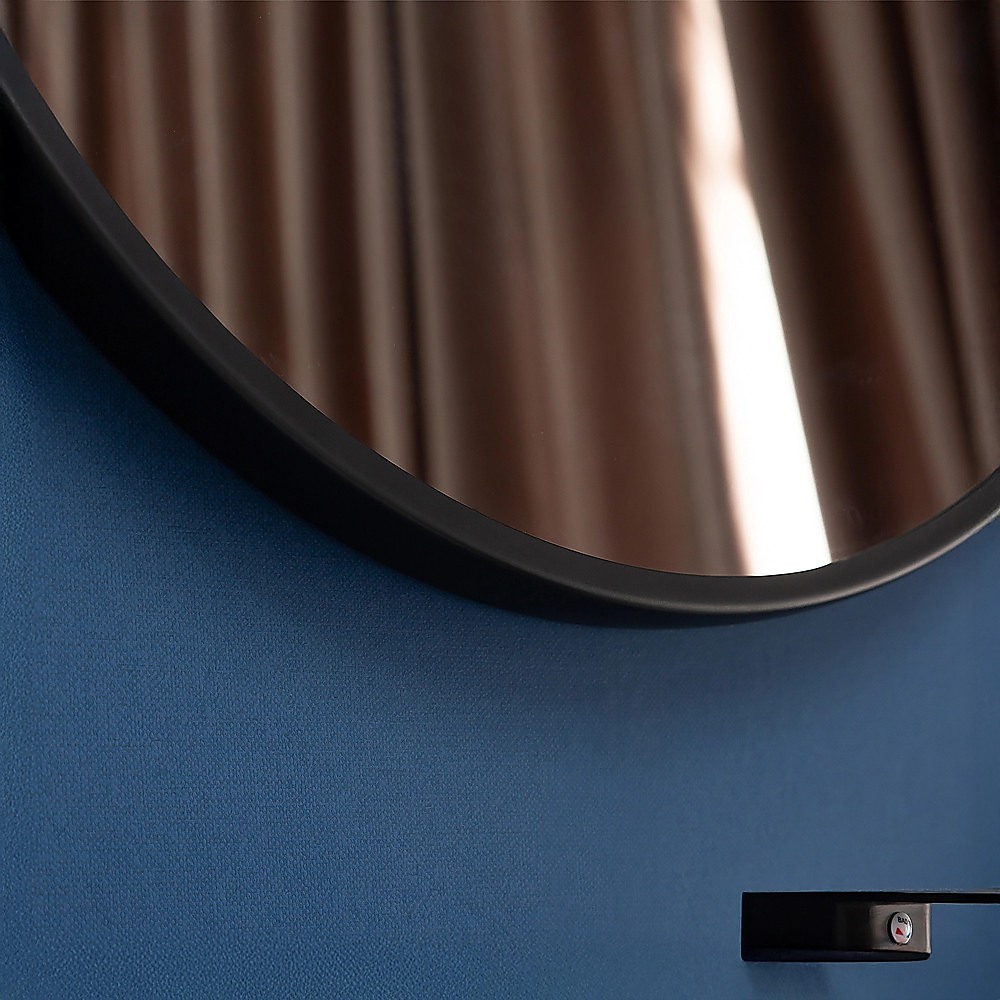 90cm Round Wall Mirror Bathroom Makeup Mirror by Della Francesca โ image 4