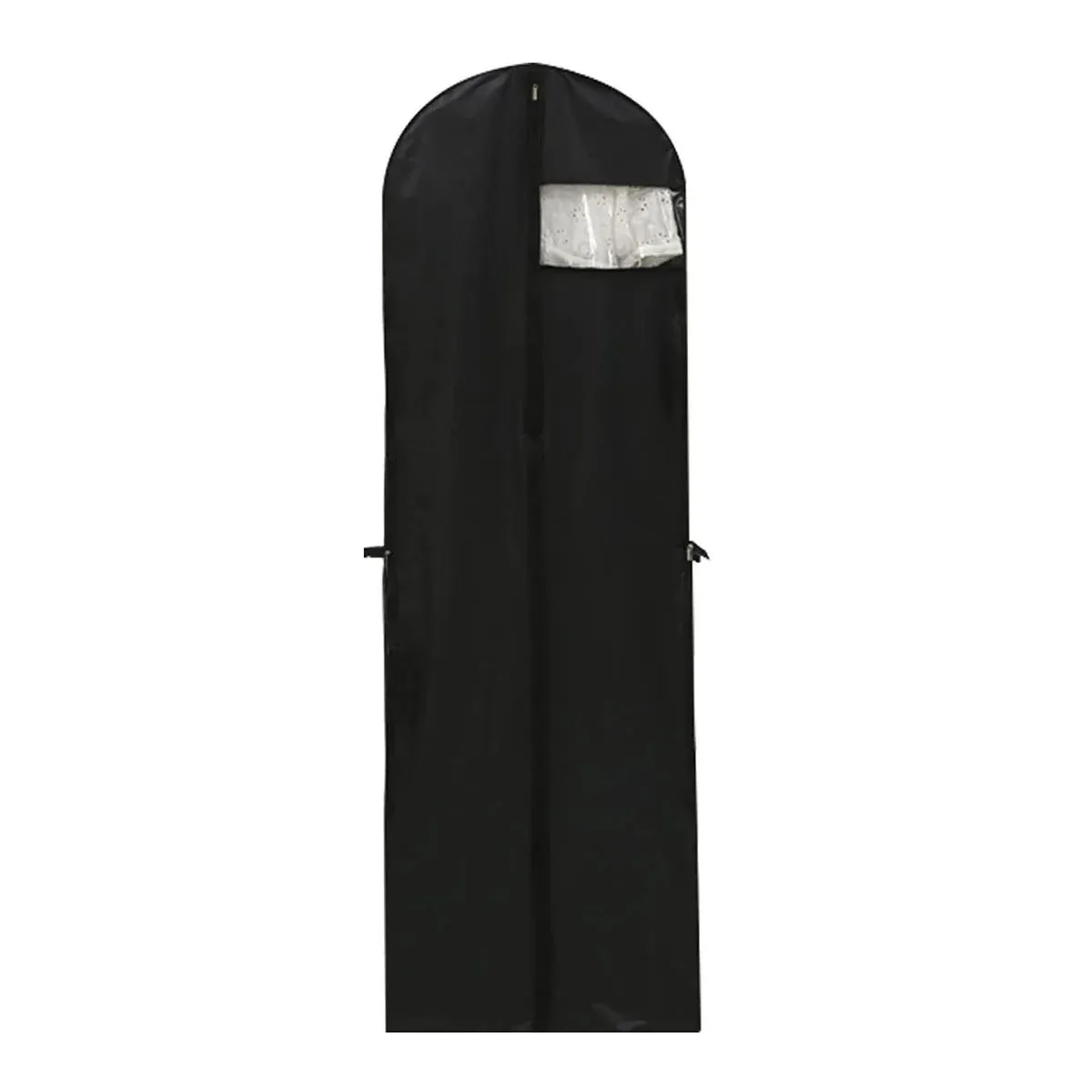 Clothes Dustproof Cover Foldable Moisture-Proof For Household Dress Suit Storage - Black