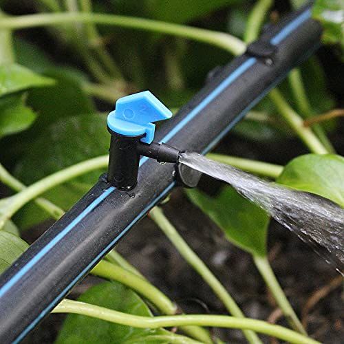 100 Pack Flag Irrigation Dripper Emitter 8L/H Garden Irrigation Drip Emitters Irrigation Emitter Flag Dripper Drip Irrigation — image 2