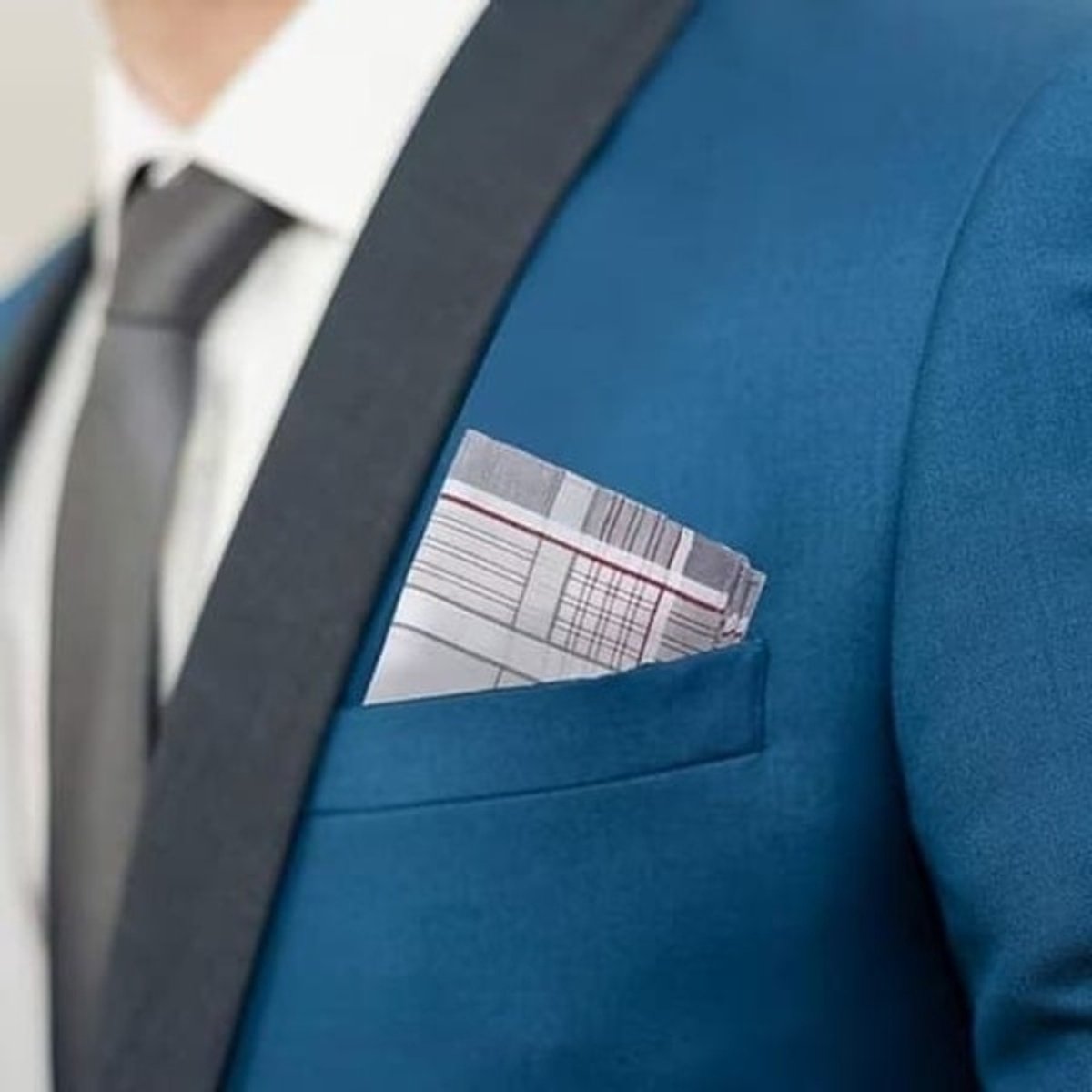 Handkerchiefs Pack of 10 - Men's Handkerchiefs - Cotton - Handkerchiefs 38cm x 38cm — image 3