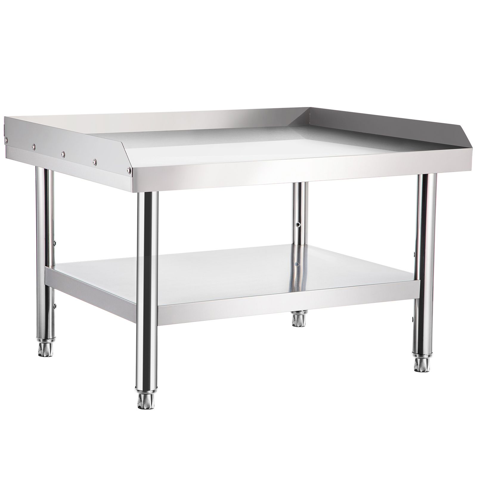 Grill Stand Table with Adjustable Storage Undershelf