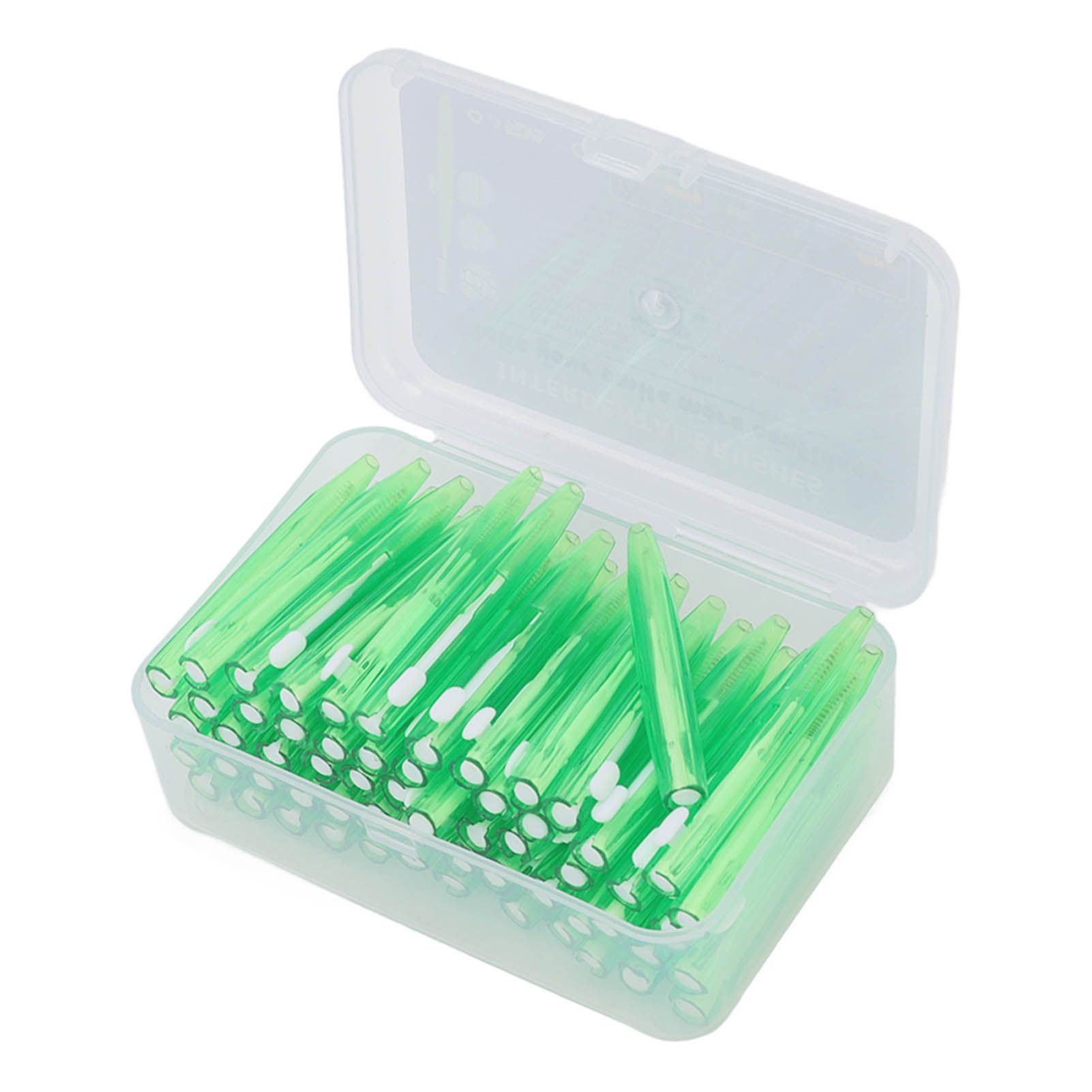 60Pcs Interdental Brush Practical Slim Braces Cleaner with PP Handle for Adults Children Orthodontic Care Green โ image 6