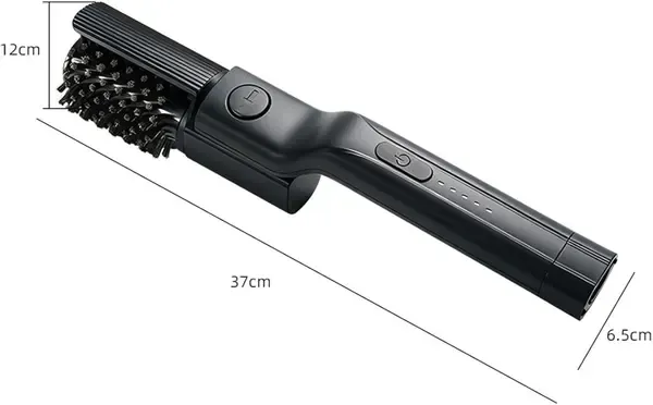 Rechargeable Electric Grill Cleaning Brush, Cordless 3 Speed Stainless Steel Brush Head, IPX5 Waterproof for Gas and Charcoal Grills, Black — image 2