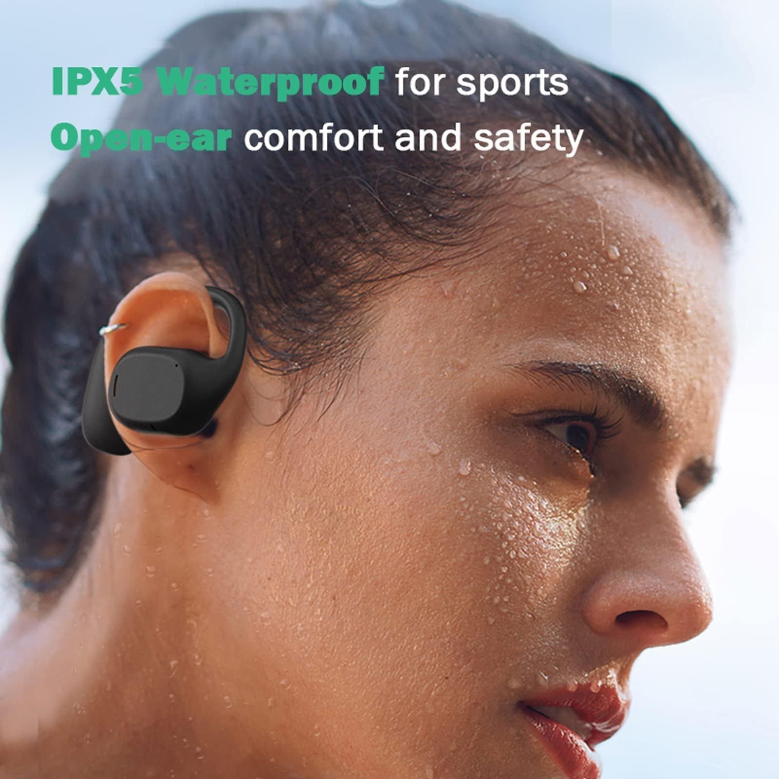Open Ear Headphones Wireless Bluetooth Air Bone Conduction Headphones Head Set Bluetooth Open Ear Bone Conduction Earbuds — image 5