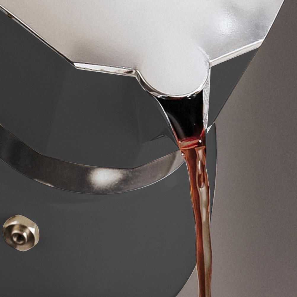 150ML/300ML Portable Aluminum Italian Style Espresso Maker Moka Pot Coffee Maker Household Mocha Cold Extract Pot for Making Cappuccino Latte — image 6
