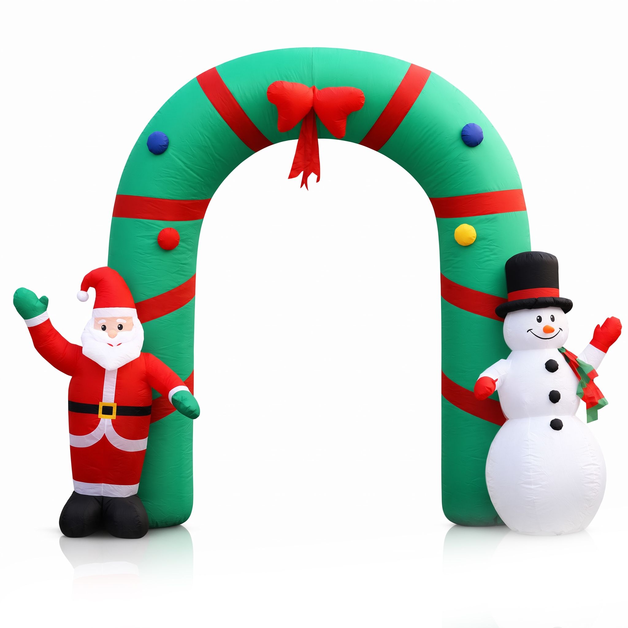 Jingle Jollys Christmas Inflatable Archwary 2.8M Illuminated Decorations โ image 4