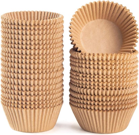 500-pack Muffin Cups - Odorless - Oil-resistant paper cupcake liners - Suitable for cupcakes, muffins and nuts