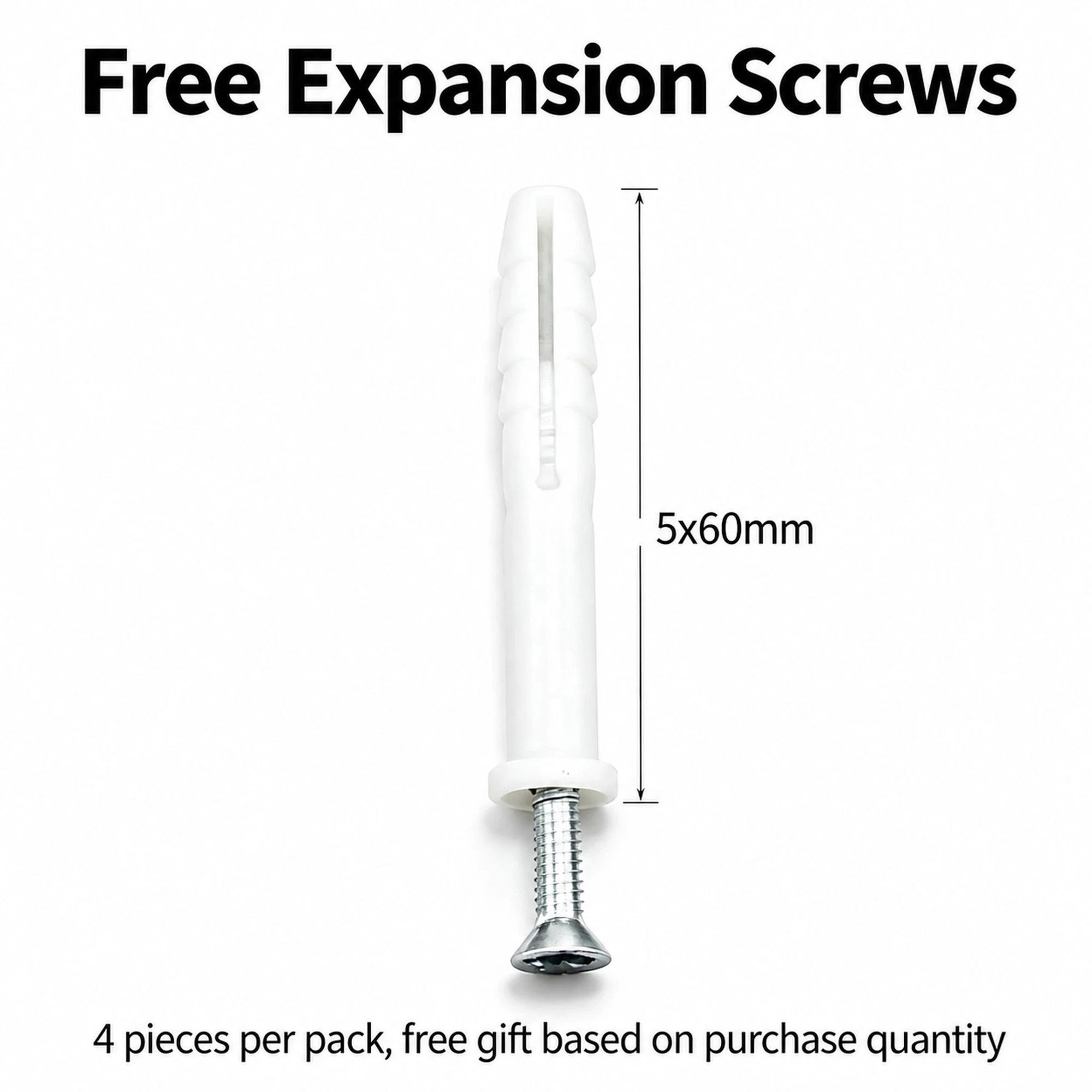 2" Nickel Hidden T Shelf Bracket 6Pcs w/ 5x60&5x80 Screws — image 3