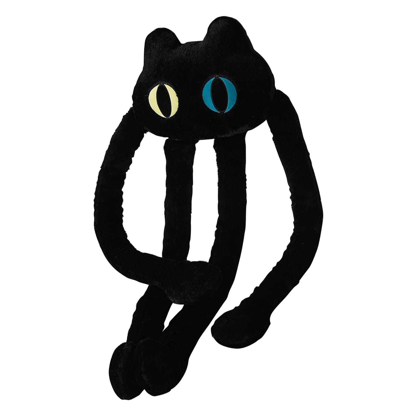 Long Legged Octopus Doll Long Legs and Feet Fine Stitching Plush Long Legs Toy for Men Women Black Cat โ image 3