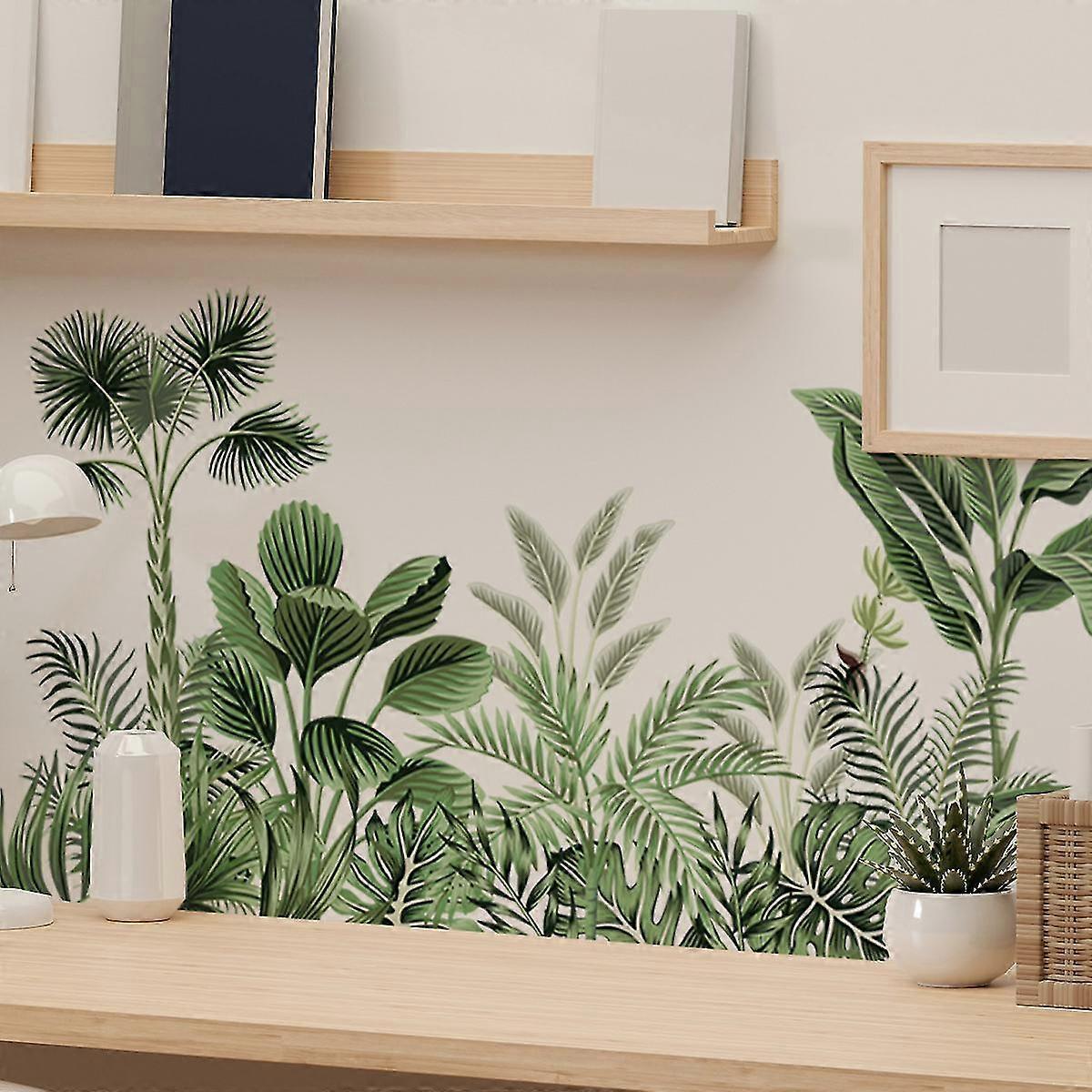 Palm Leaf Wall Stickers For Living Room, Plant Sticker Wall Decor, Peel And Stick Wall Stickers โ image 5