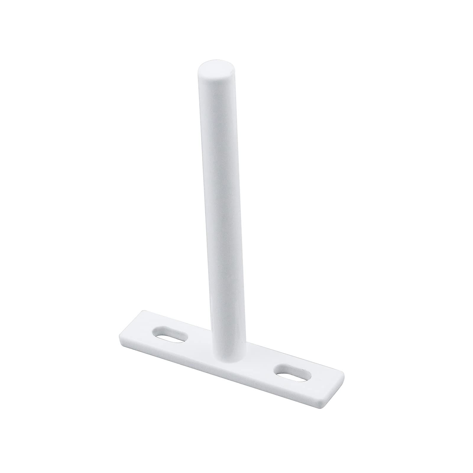 6Pcs Floating Shelf Brackets 4" Concealed Blind Shelf Support for Mounting Wood Shelves, Expansion Screws Included
