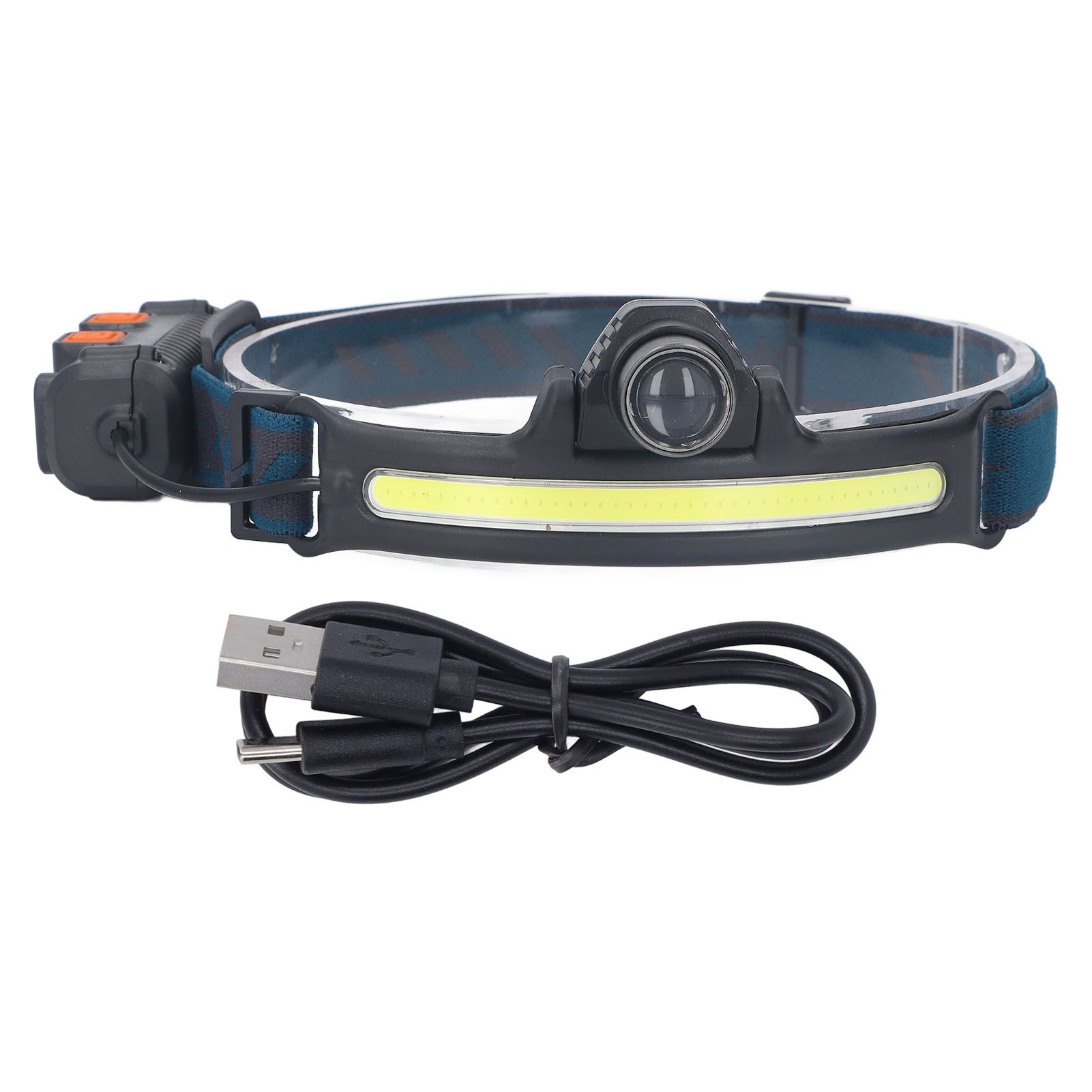 COB Flood Light Sensor Induction Headlamp Type C Charging Outdoor Fishing Work LED Head Lamp Light