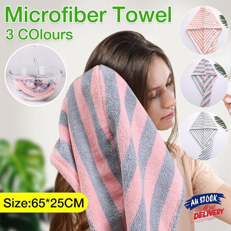 Magic Instant Dry Hair Towel Rapid Fast Drying Hair Towel Fast Absorbent Hat Cap - Orange — image 2