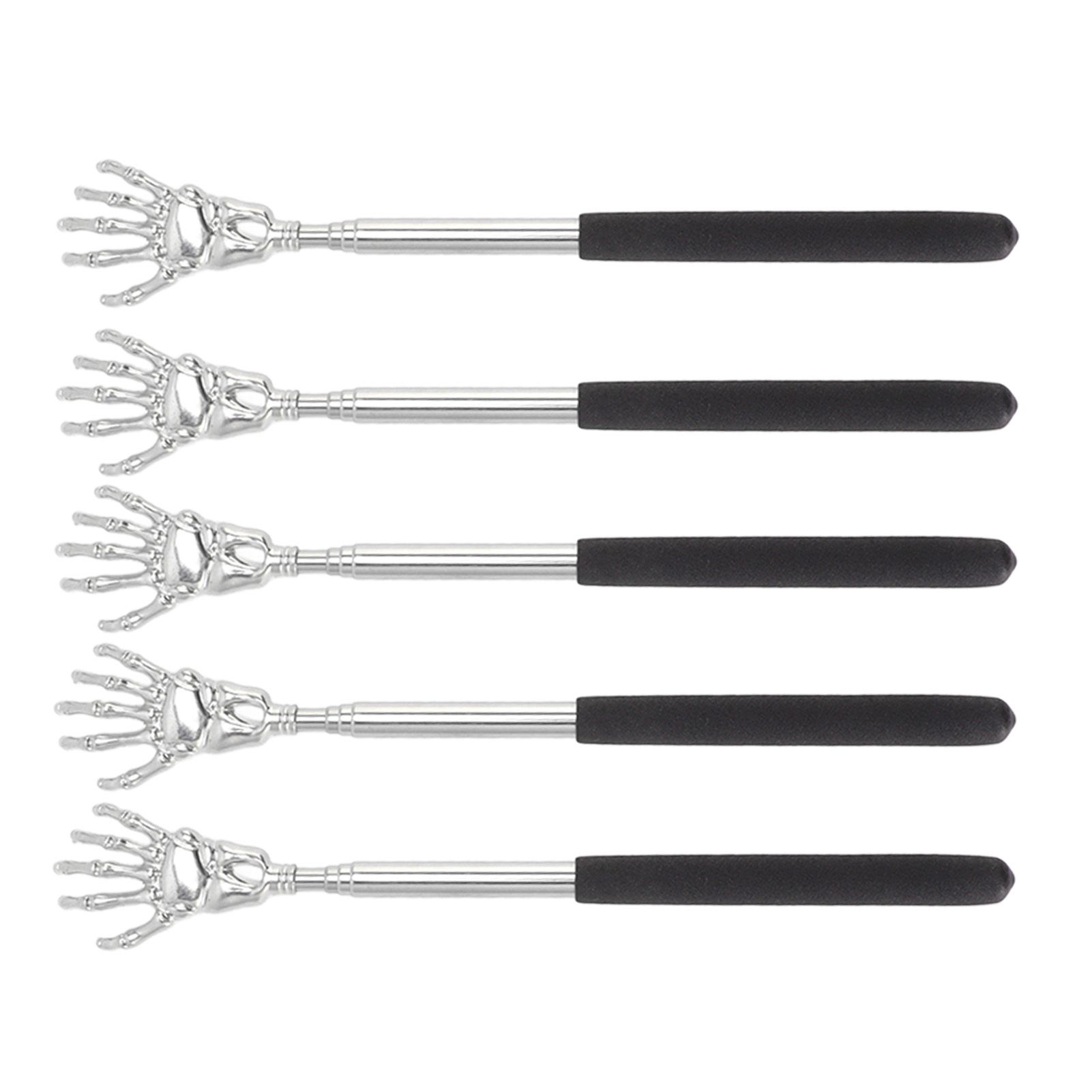 5Pcs Extendable Back Massager Stainless Steel Telescopic Portable Retractable Rear Back Scratcher โ image 6