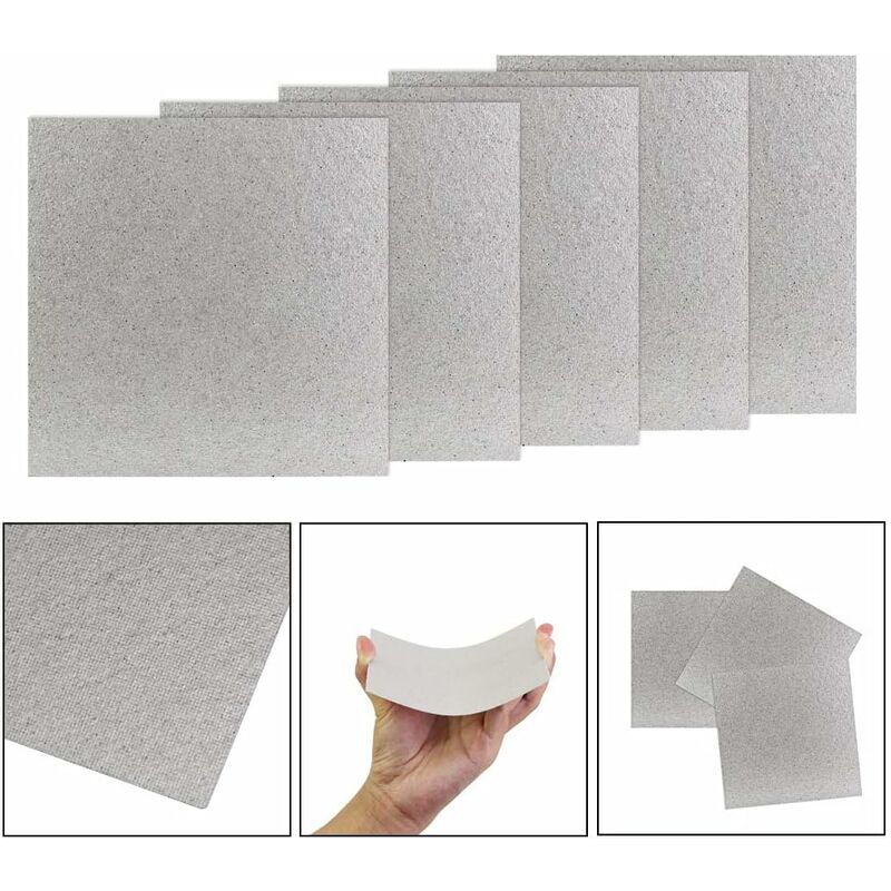 5 pcs Microwave Plate Waveguide Cover Universal Microwave Oven Mica Plate Mica Sheet 1210Cm Easy To Cut For Microwave — image 2