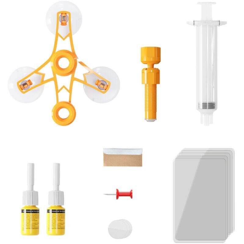 Car Windshield Repair Kit, Windshield Repair Kit with Pressure Syringes for Repairing Windshield Chips, Cracks, Bullseyes, and Other โ image 4