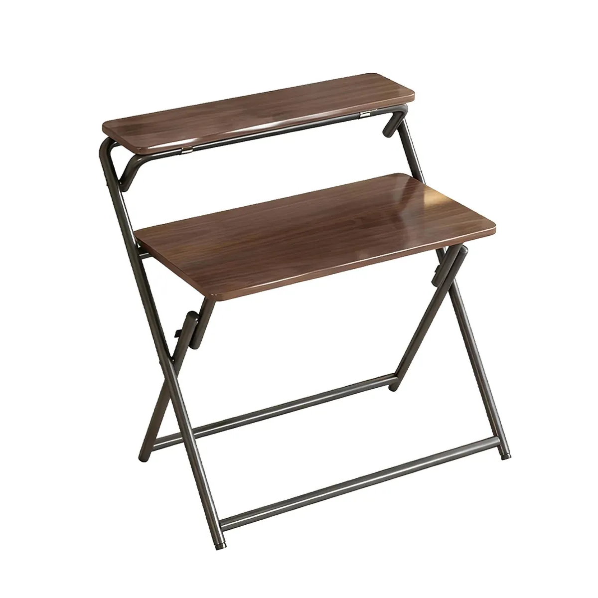 Portable Folding Desk Table X-Shaped Stable for Home Office Study — image 2