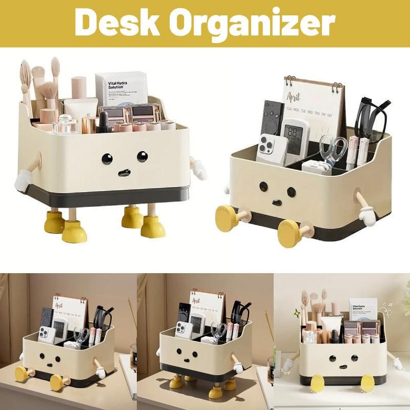 Desktop Organizer Storage Box Household Clutter Compartmentalized Container - Standing โ image 2