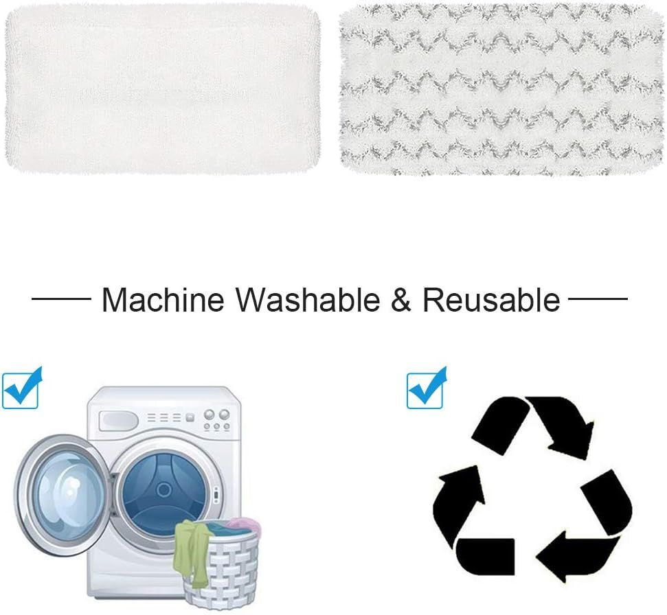 4 Pack Steam Mop Pads or Bissell Symphony 1252 1606670 1543 1652 1132 1530 11326 Vacuum and Steam Mop, Bissell 2747A Replacement Pads, Bissel Symphony Pet Mop — image 5