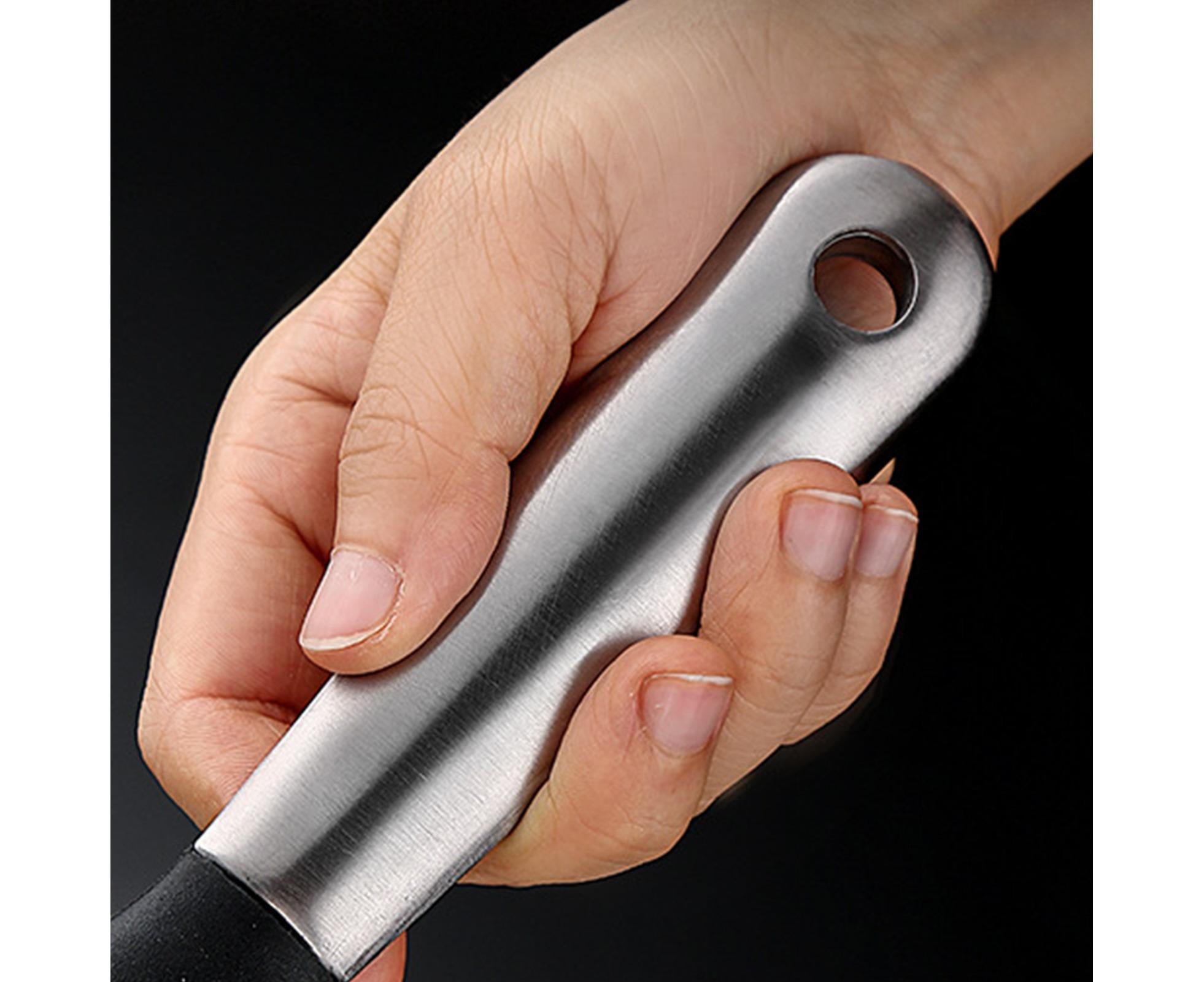 Rice Spoon Portable Stainless Steel Anti-slip Scoop-Home-Black โ image 2