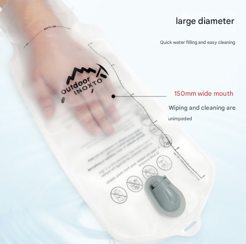 1.5L Blue Hydration Bladder - Foldable Water Bag for Cycling, Running, Hiking, and Outdoor Sports โ image 3