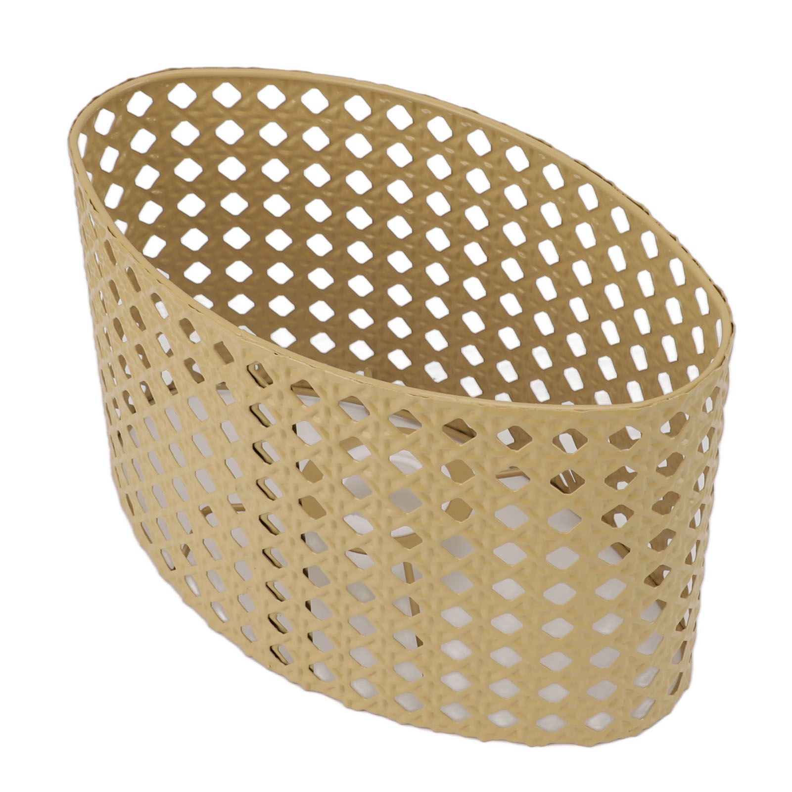 Iron Hollow Oval Lampshade Metal Engraving Hollow Lampshade Compatible for E27 E14 Caliber Lampholders Yellow โ image 4