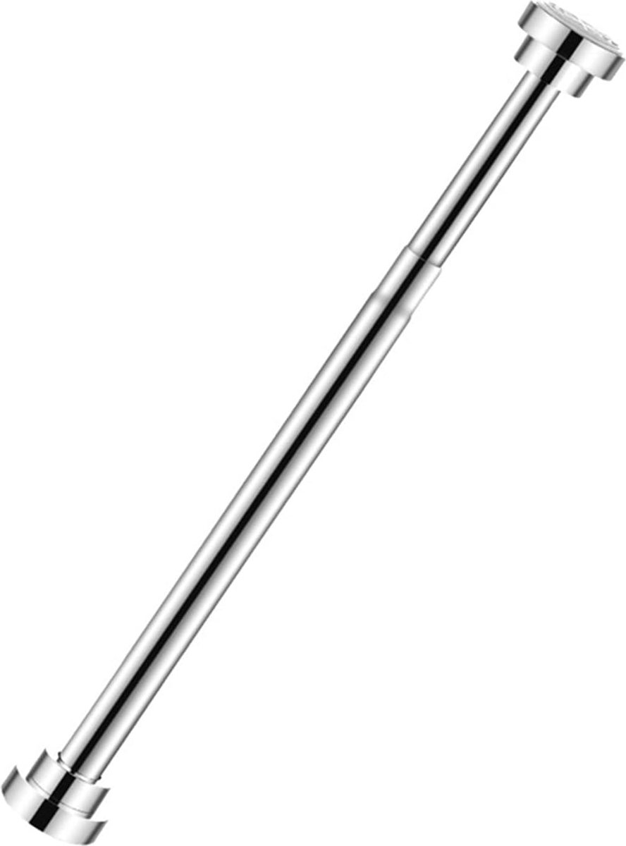 Clothes rail - Clothes rack - Wardrobe rack - Clothes rail - 50cm - Stainless steel - silver - Adjustable - Extendable - without drilling - for 55-85 cm