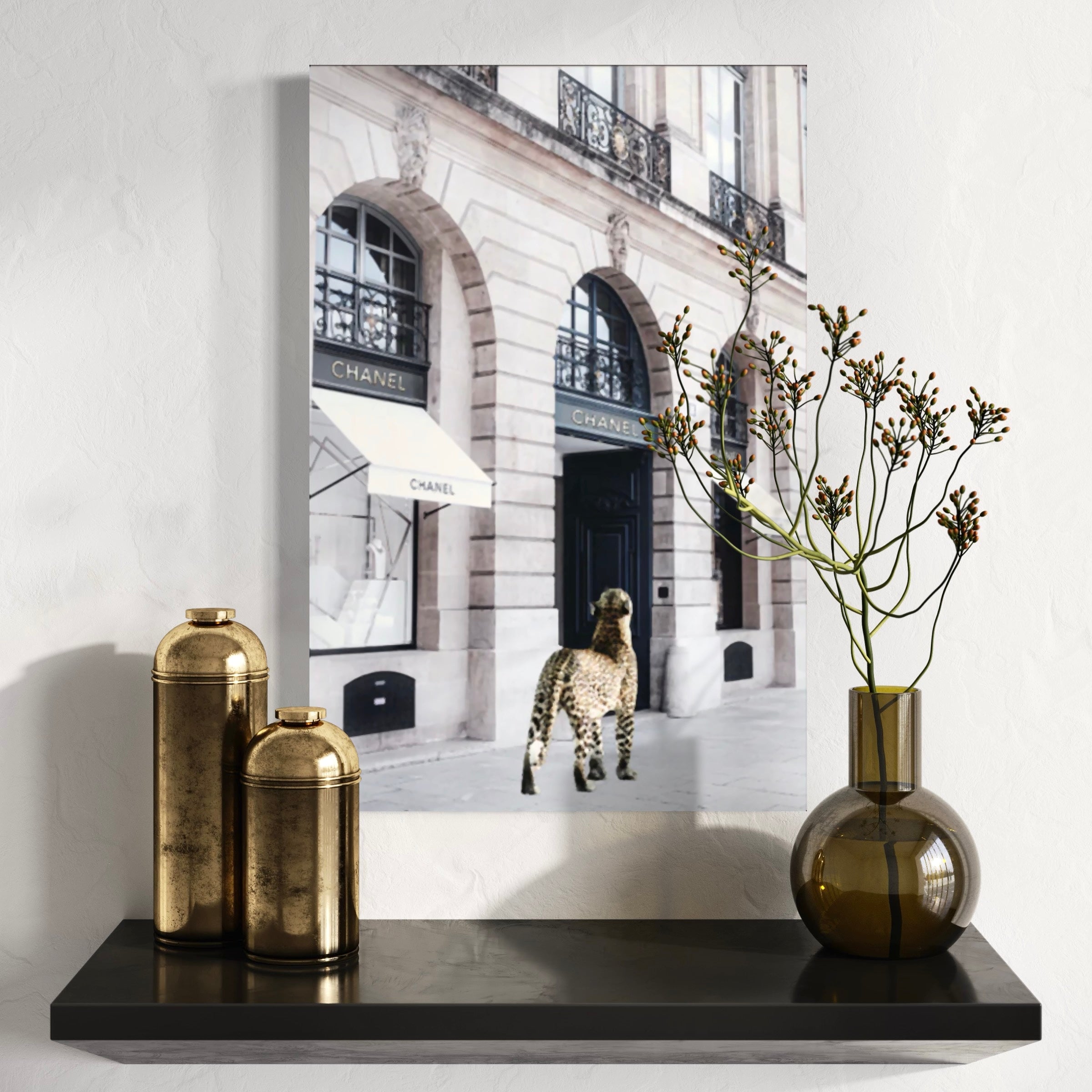 Interior Ave - Catwalk - 90cm x 60cm White Framed Artwork — image 2