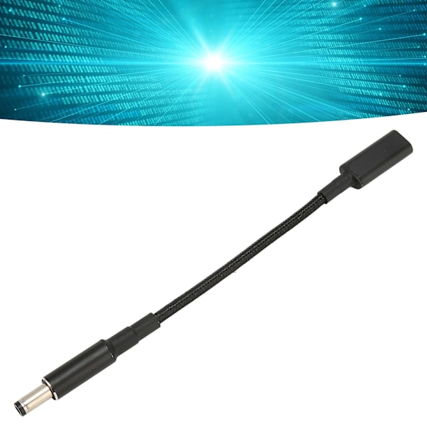 USB Type C Female to 5.5x2.1mm Male Adapter Cable Double PD E Mark Chip Portable 100W USB Type C Adapter Cable โ image 4