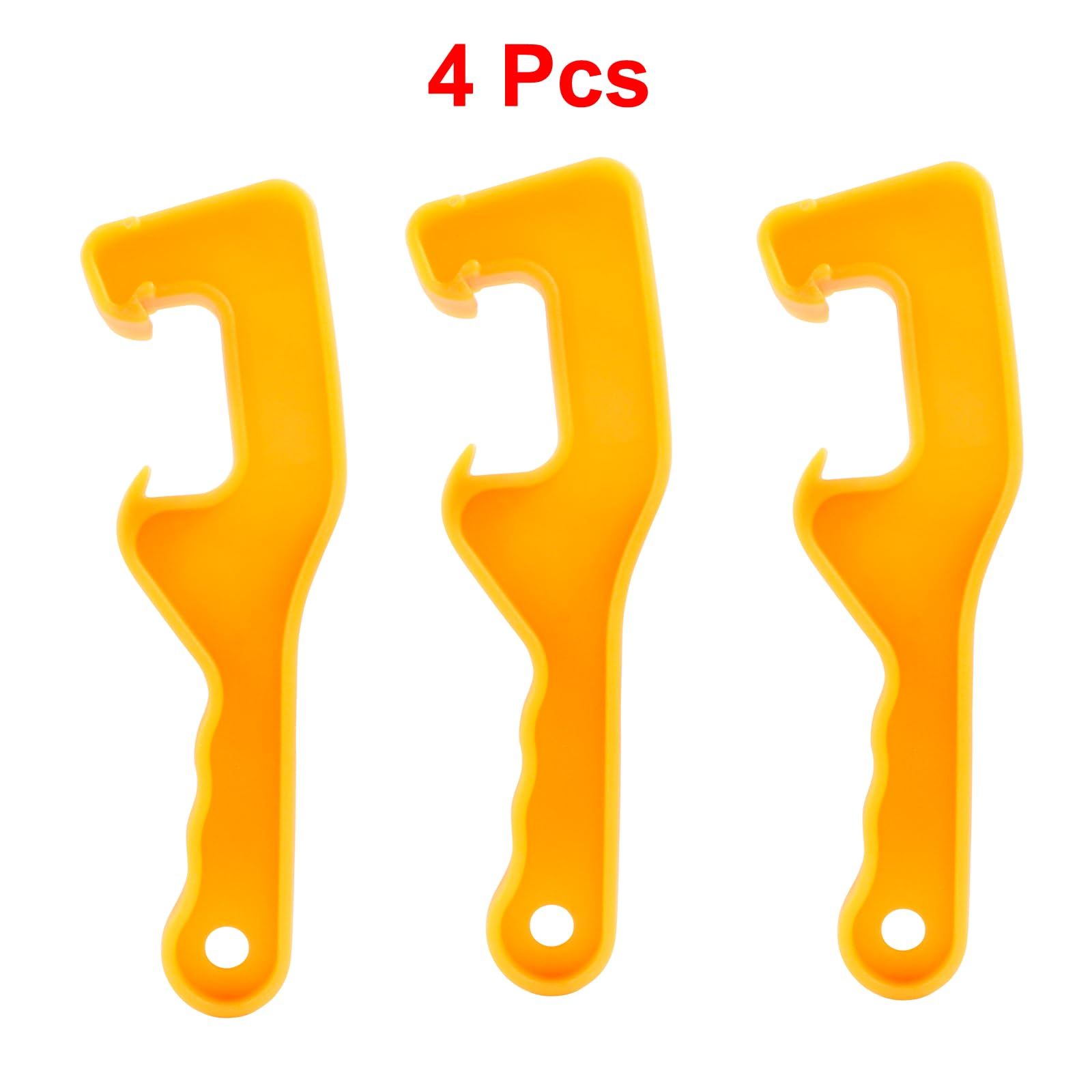 4 Pieces Plastic Bucket Lid Opene Paint Can Opener Bucket Opener Wrench Tool Lid Remover for Home Industrial Use — image 3