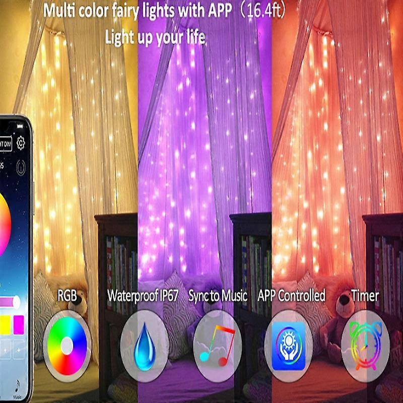 Christmas Tree LED String Lights, 10M Music Sync Bluetooth Remote Control โ image 5