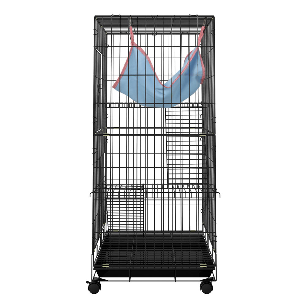 i.Pet Rabbit Cage 100cm Hutch 3 Level Indoor Guinea Pig Ferret โ image 4