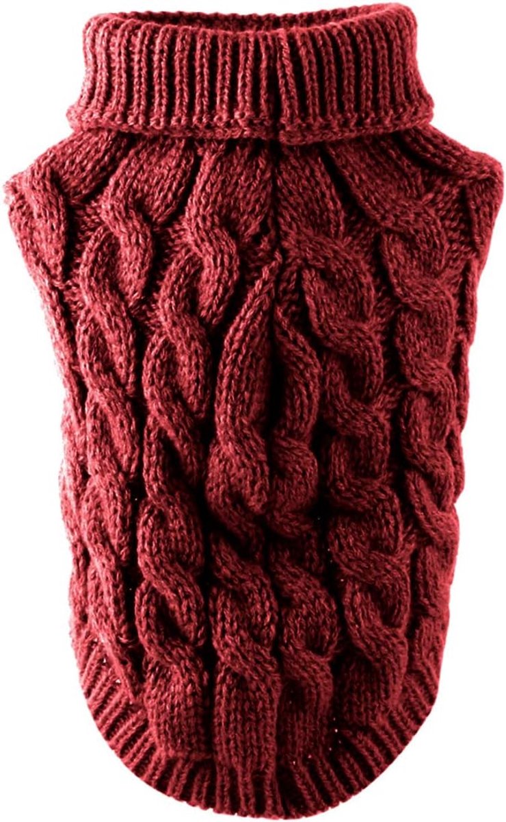 Dog Coat - Dog Sweater Vest - Warm Dog Coat - Winter Dog Sweater - Soft Knitted Wool Dog Clothes - Crochet Coat - Perfect for Small Dogs - Medium-Sized Dogs — image 4