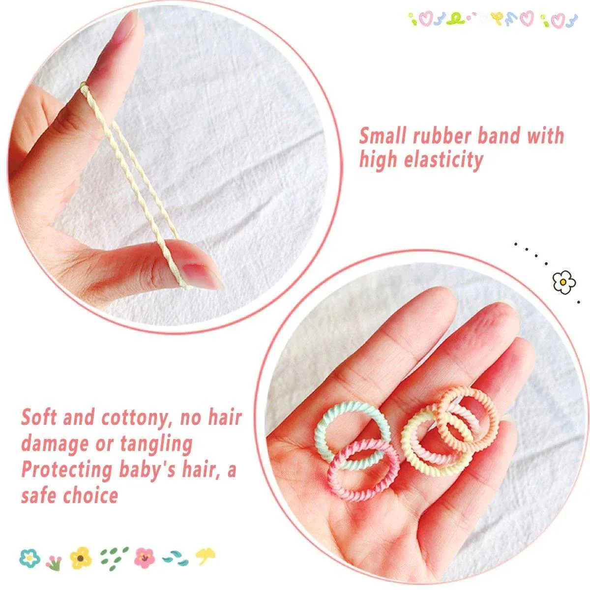 126pcs Hair Accessories Set with Clips Rubber Bands Headbands Girls Gift โ image 4