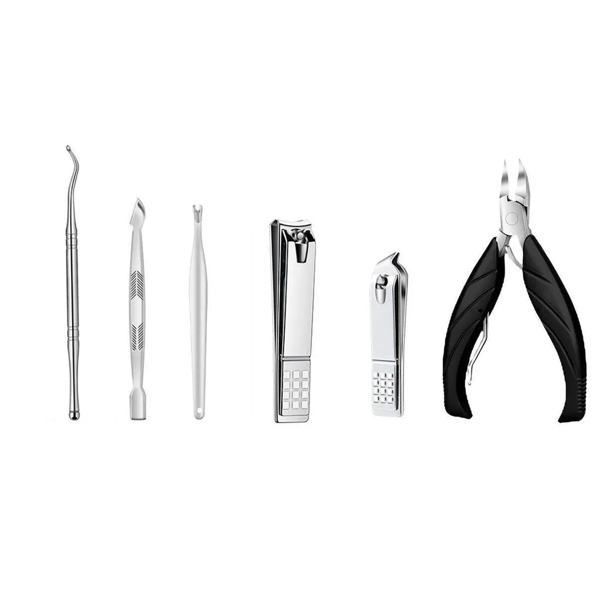 Professional Nail Clippers Set Manicure Pedicure Kit Stainless Steel Tools — image 2