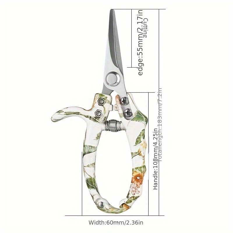 Garden and Horticulture Scissors | Pruning Shears | Indoor Potted Plant Scissors | Branch Trimming Tools | Manual Pruning Shears | Labor-saving Scissors Curved — image 4