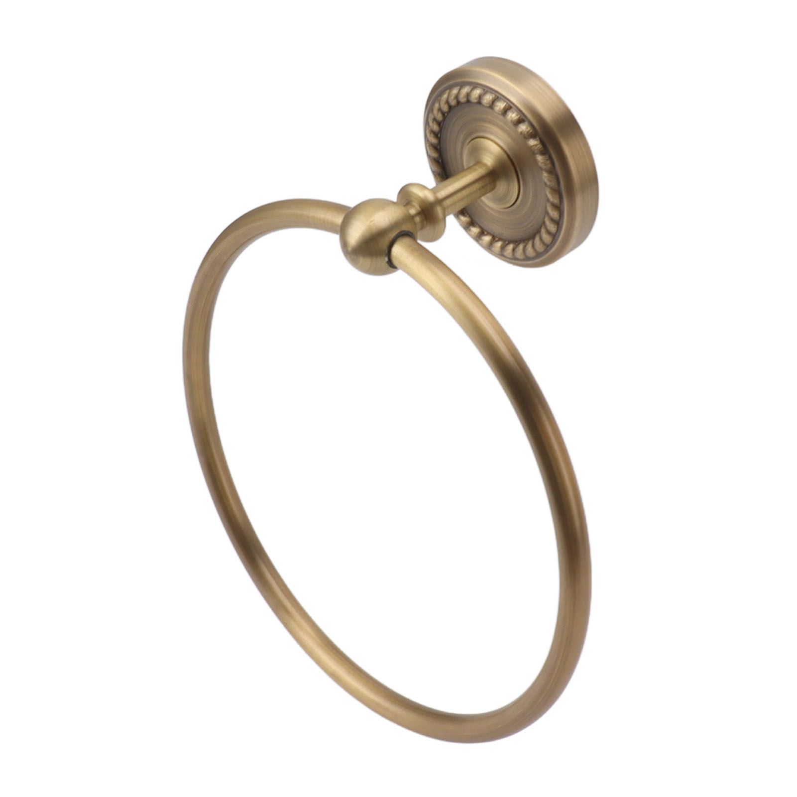 Bath Towel Ring Copper Round Wall Mounted Hand Shower Towel Holder Rack for Bathroom 970830 โ image 2