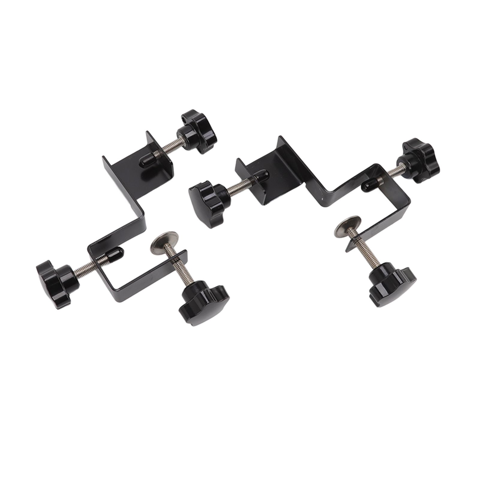 2 PCS Cabinet Drawer Installation Clamps Left Right Side Drawer Jig Rocker Arm Cabinet Front Drawer Woodworking Clamps Black — image 5