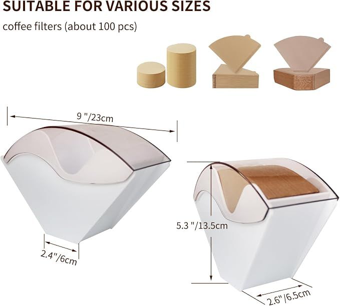 Coffee Filter Box with Dustproof Cover — image 2