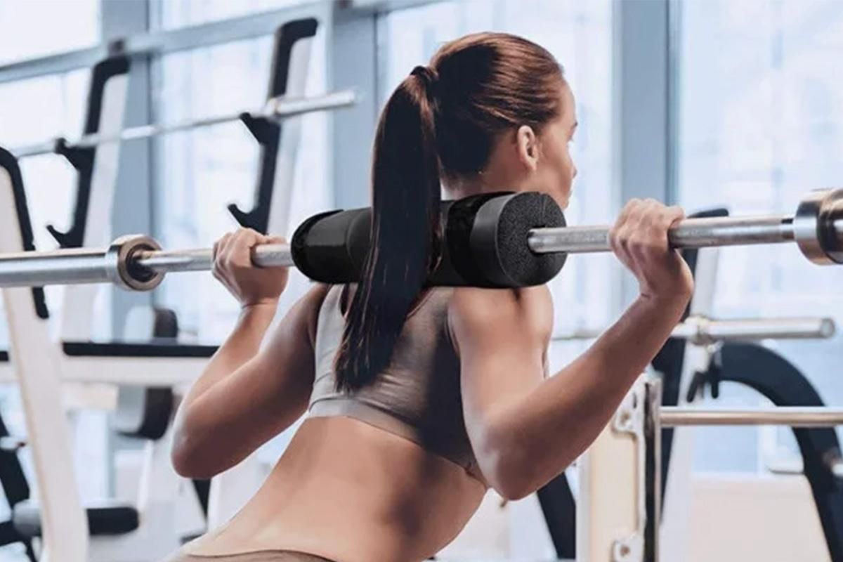 Barbell Pad Shoulder Pad Squat Pad For Weightlifting Lunges And Hip Thrusts -Black — image 5