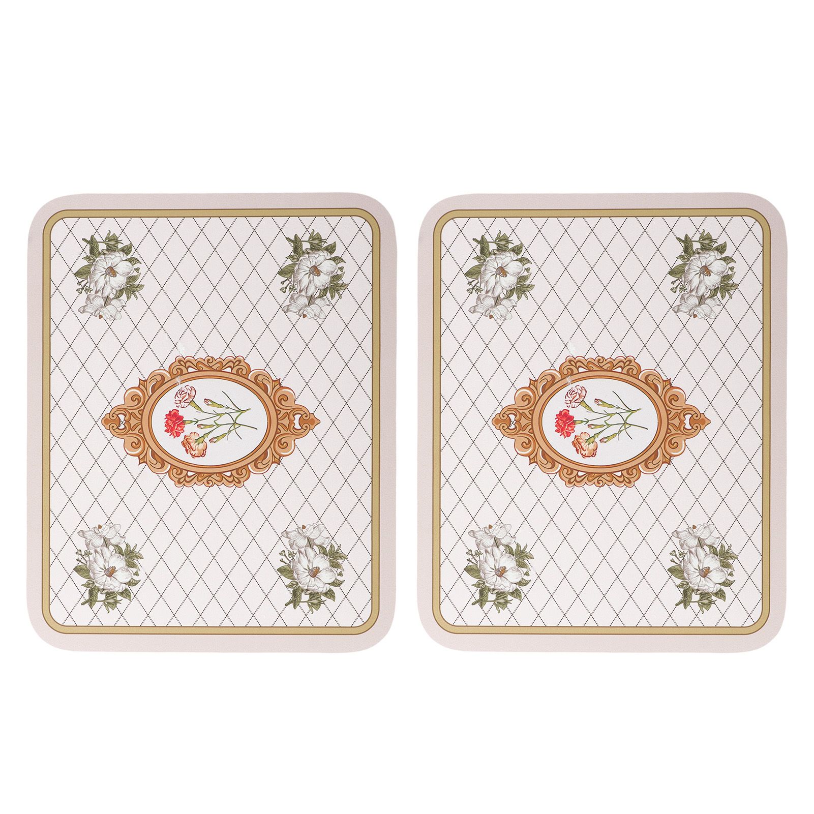 2PCS Coffee Mat Prevent Slip Waterproof Bottom Shockproof Absorbent Dish Drying Mat for Coffee Bar Accessories 50x60cm / 19.7x23.6in — image 2