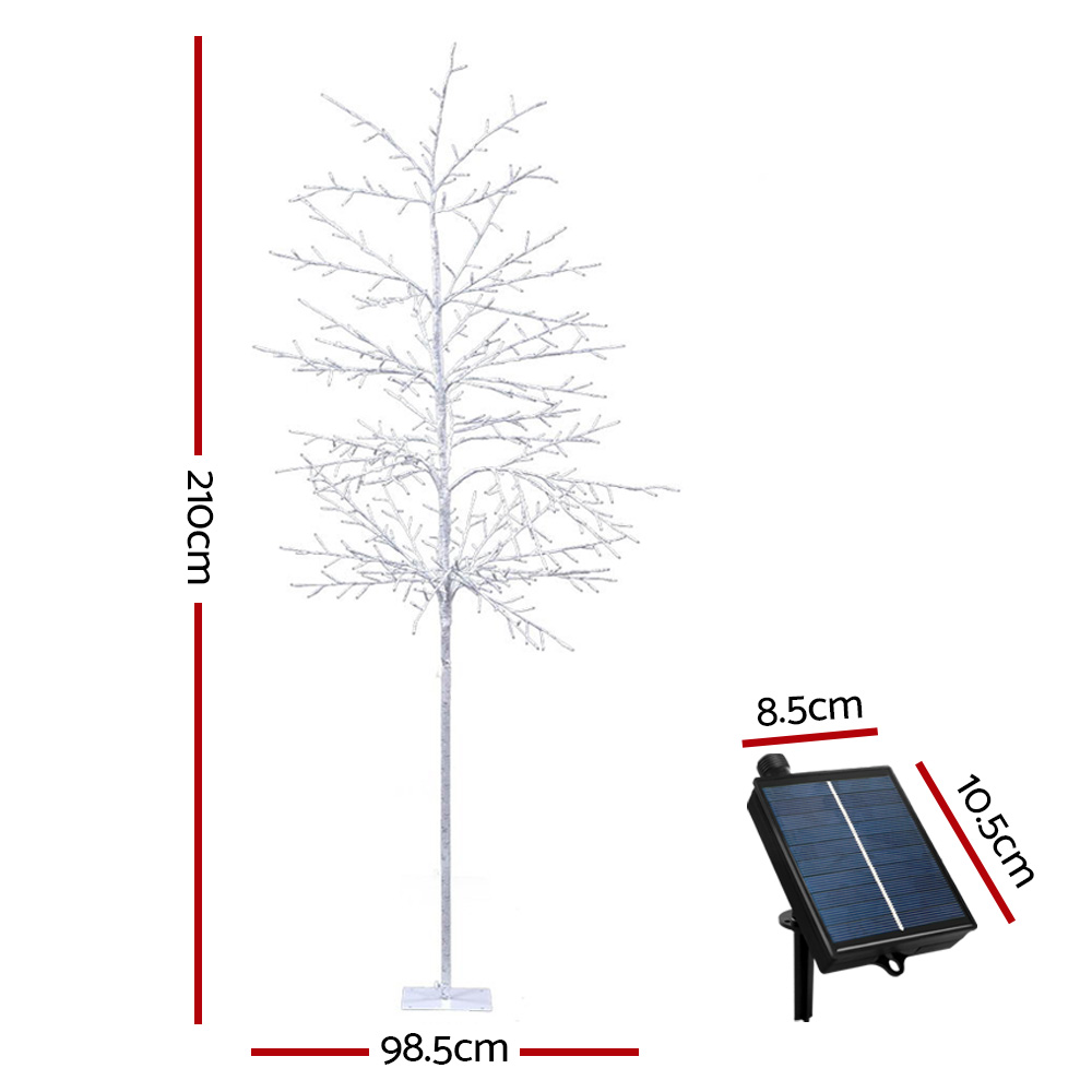 2.1M Christmas Tree 480 LED Solar Jingle Jollys — image 2