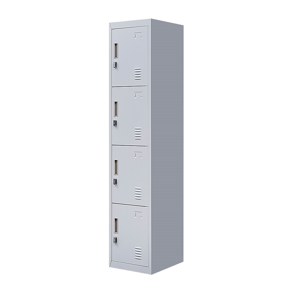 4-Door Vertical Locker for Office Gym Shed School Home Storage — image 5