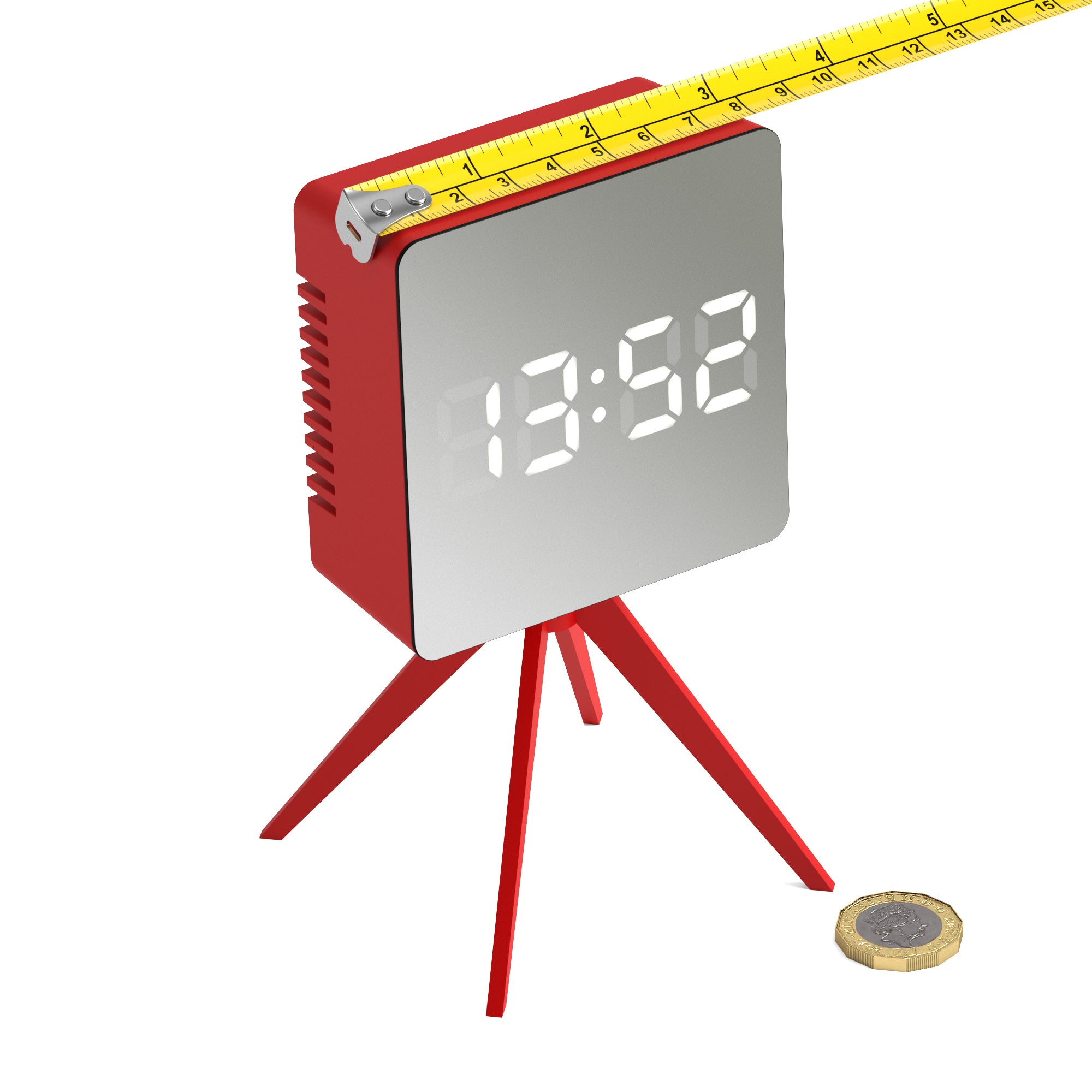 Newgate Space Hotel Droid Led Alarm Clock Red — image 3