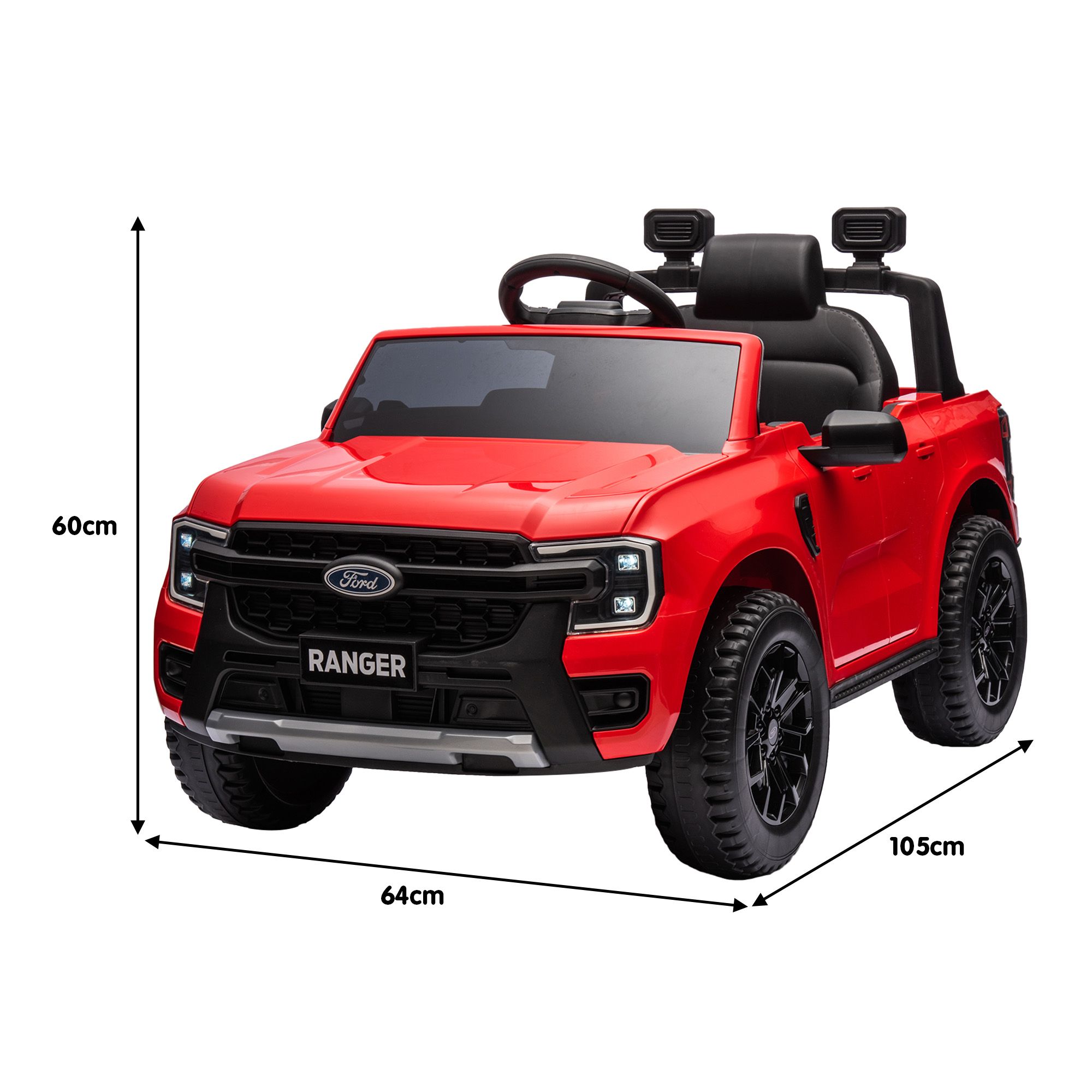 Kahuna Ford Ranger Electric Kids Ride On Car in Red โ image 4