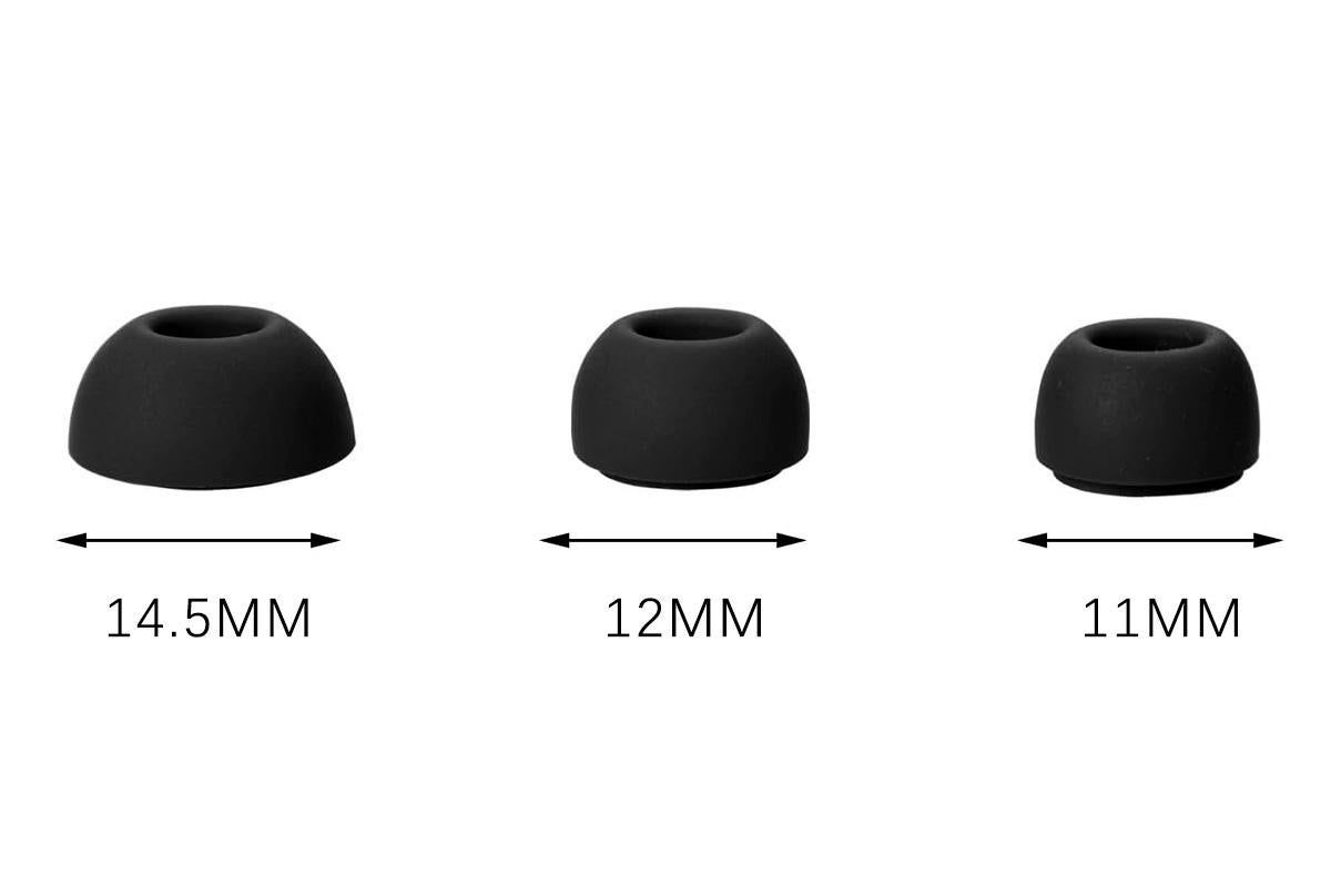 12Pcs Silicone Ear Tips for Samsung Galaxy Buds3 Pro Earbud Covers-Black โ image 3