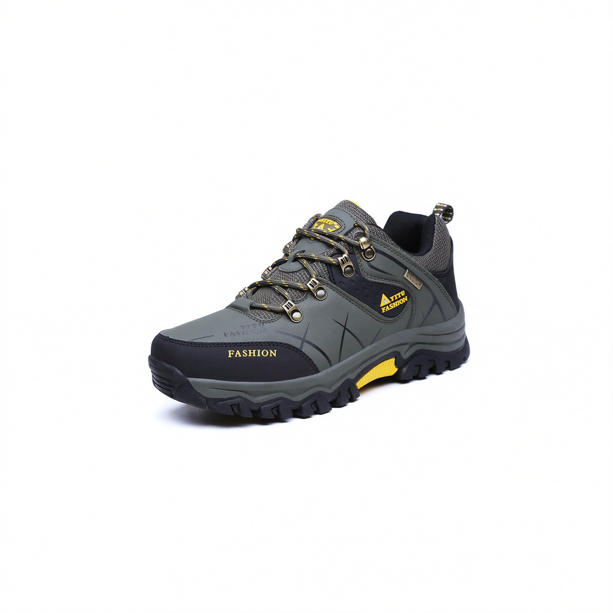 New Code Men Hiking Shoes Anti Slip Outdoor Grey 43 โ image 3